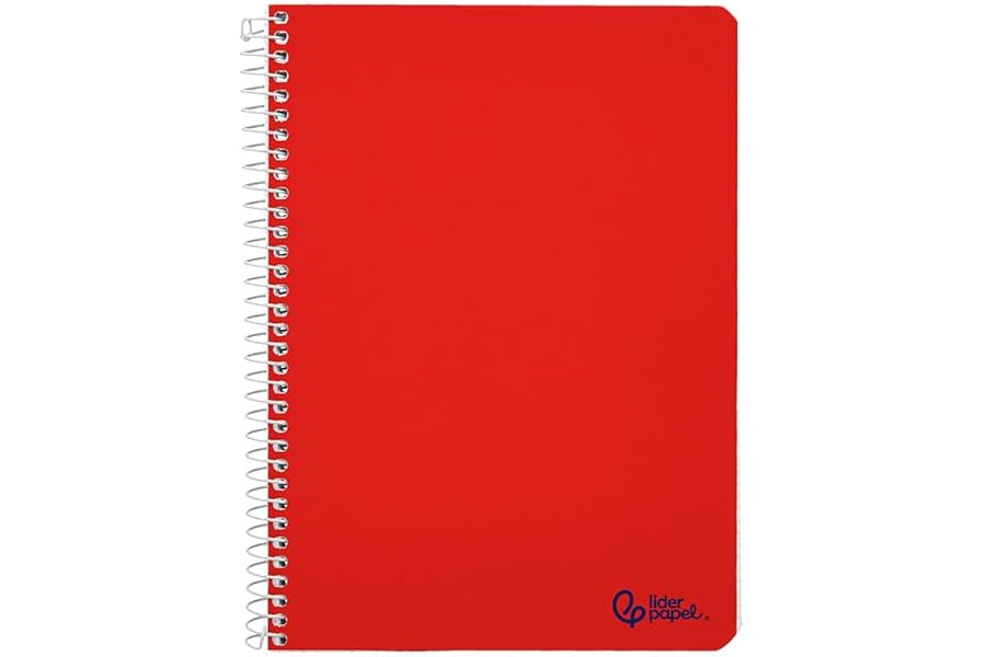 Cuaderno espiral A5 148 x 210 mm smart tapa blanda 80h 75gr cuadros CP 4mm con margen colores surtidos unidad