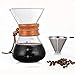 Produktbild Wisfruit Pour Over Coffee Maker Set, 14 oz Hand Manual Drip Filter Coffee Brewer Strong Borosilicate Glass Coffee Pot Heat-Resistant and Easy Clean