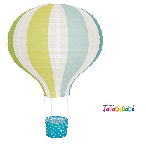 JaBaDaBaDo Lampenschirm Papierlampe Lampion Ballon Blau Grün Japanballon - 2