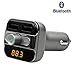 Produktbild Ruiyate FM-Transmitter, Bluetooth Radio Adapter Auto-Freisprechanlage MP3 Musik-Player mit USB-Port, unterstützt SD-Karten bis zu 32 GB