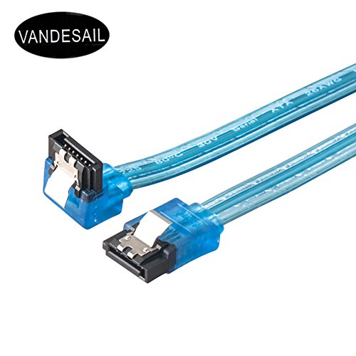 SATA Kabel, VANDESAIL® SATA zu ESATA gerade Kabel für Festplattenlaufwerk (0.5m/1.64ft, 90°, SATA3.0, Blau) - 6