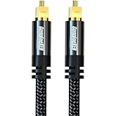 GenuineXER Premium Digital Optical Audio Toslink Cable ...