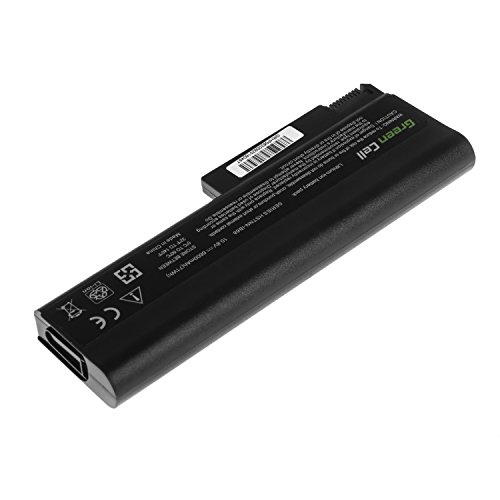 Green Cell® Extended Serie TD06 TD09 Laptop Akku für HP EliteBook 6930p 8440p 8440w ProBook 6450b 6540b 6550b 6555b Compaq 6530b 6730b 6735b (9 Zellen 6600mAh 10.8V Schwarz) - 4