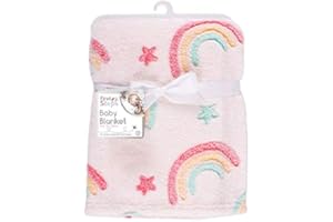 ELIZABETH ANNE FIRST STEPS 75X100CM RAINBOW BLANKET