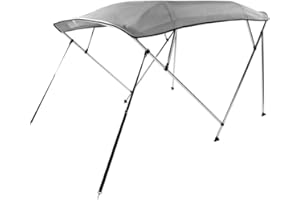 PIMAR MARINE EQUIPMENT NAUTICA PIMAR Tendalino Bimini 4 Archi in Alluminio Anodizzato Ø 25 MM Diverse Misure e Colori. Barca Nautica GOMMONE