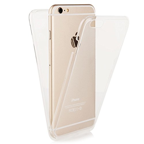  EGO   Double Touch Case completa TPU       Carcasa de silicona para iPhone 6  Plus 6S Plus 5 5  360     grados Full Funda Delantera Trasera por ambas caras transparente frontal Back doble cara