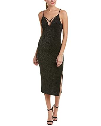 lurex bodycon dress
