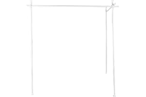 Generic Justerbar Rumsavdelare Gardinstång Kolstål Ingen Borravskiljare för Vardagsrum och Sovsalar 122 Till 305 Cm (Matt