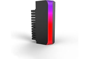 MIWATT DS Black 5V ARGB Power Connector, ATX 24 Pin Female to Male 90 Degree Adapter for Desktops PC Supply