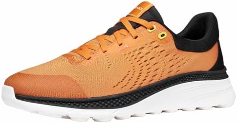 Geox U SPHERICA ACTIF X1 Sneaker, da Uomo, Arancione/Nero, 42 EU