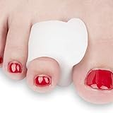 FEETFIX Bunion Corrector Toe Separators - Minimally Invasive Gel Hallux Valgus Big Toe Straightener Protector Splint- Immediate Foot Pain Relief - 1 Pair - Wear with Shoes Spacer -- Medical Grade