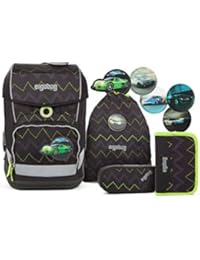 Ergobag cubo Light, ergonomischer Schulrucksack, extra leicht, Set 5-teilig, 19 Liter, 780 g