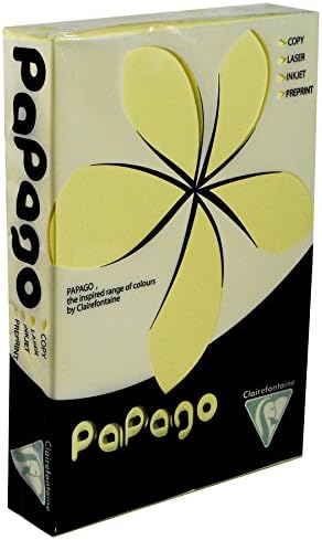 Clairefontaine PaPago A4 Paper, Canary Yellow, 500 Sheets