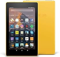Fire 7 Tablet with Alexa, 7" Display, 8 GB, Canary Yellow - with Special Offers