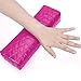 Demiawaking Nail Art Pillow Soft PU Leather Hand Rest Cushion Holders for Manicure Hand Arm Rest (Rose)