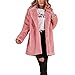 Produktbild VECDY Damen Winterjacke, Schwarzer Freitag Specials Winter Lady Womens Warme Lange Kunstpelz Mantel Parka Oberbekleidung Plüsch Mantel Einfarbig Tops Bluse Sweatshirt Pullover