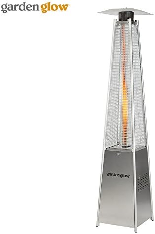 Garden Glow 13000W Square Flame Gas Garden Patio Heater with Variable Power Control for Outdoor Use (Gas Patio Heater)
