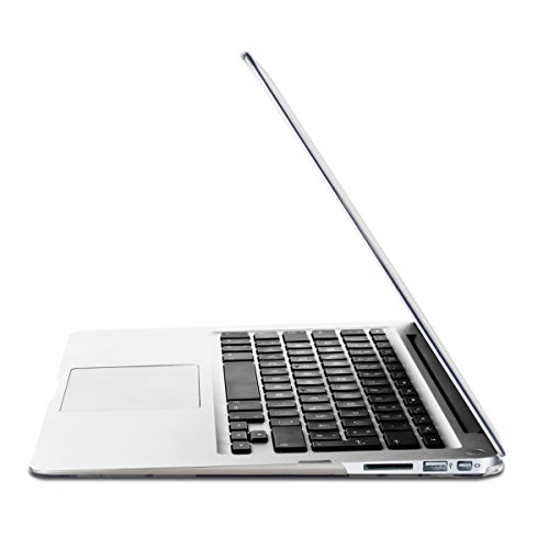 kwmobile Crystal Hülle für Apple MacBook Air 13″ (ab Mitte 2011) Hard Case – dünne durchsichtige transparente Schutzhülle Cover Tasche Transparent - 8