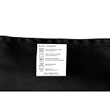 Songmics 2 Stück 145 x 245 cm Vorhänge Gardine Verdunklungsvorhang mit Ösen schwarz LRB245H-2 - 8