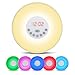 Produktbild Taylor & Braun® Sunrise Wecker, Wake Up Licht mit Sunrise Simulation & Schlummerfunktion, Sonnenuntergang, Simulator Nachtlicht Bunte Nachttischlampe – 6 Nature Sounds, Multi Leuchtmodi, Touch Control
