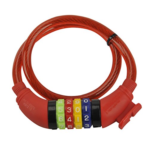 Preisvergleich Produktbild Fischer Kinder Seilschloss, Rot, Länge: 60 cm