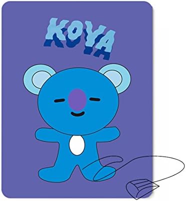 Loheag Clinor Bangtan Boys BTS Mouse Pad Mouse Pad Mouse Mat | Love Yourself | Jung Kook Jimin, V, Suga, Jin, Hope Rap Monster, Excellent Gift for the Army multicolour KOYA 26 x 21 cm