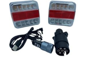 LEDWORK SOLUTIONS ECLAIRANTES Kit de signalisation pour remorque magnétique et sans Fil