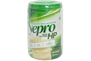 Abbott Nepro HP Powder Vanilla - Carb Steady Nutrition High Energy Feed - Vanilla (400 gms) For Renal Impairment & Dialysis Patients by Nepro HP