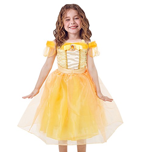 Pettigirl Ragazze Principessa Vestito Coaplay Costume Vestito Partito Fantasia Abiti 10anni
