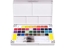 Transparent Solid Watercolor Paint Suit 36 Colors Watercolor For Brush Pen Painting Drawing Students Artist Art