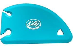 Kitty Professional Corne à pâtisserie Souple avec Fente de décollement et Noyau en Acier Inoxydable, Silicone sans BPA, pour Lisser, portionner et Nettoyer Le Plan de Travail (Aquamarine)
