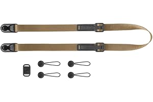 PEAK DESIGN Leash - Coyote (Braun/Beige) - Schlanker Kameragurt für Systemkameras und kleinere DSLRs