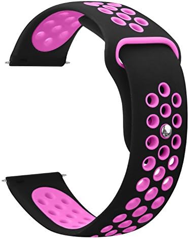 For Fitbit Blaze Band,TZFOX Silicone Band Soft Replacement Strap Adjustable Fitness Sport Band for Fitbit Blaze Smartwatch(Purple/Black)