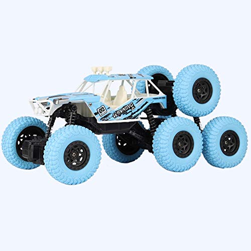 Preisvergleich Produktbild MEILA Fernbedienung autoradio Fernbedienung Rennwagen elektrische schnelle rennen Buggy allradantrieb Junge Spielzeug SUV spielzeugauto Kind Urlaub Geschenk (Color : Blue, Größe : 6 Rounds)