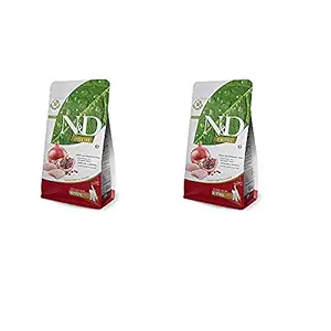 Farmina N&D Chicken & Pomegranate Grain Free Dry Kitten Food - 1.5 kg Each - Pack of 2