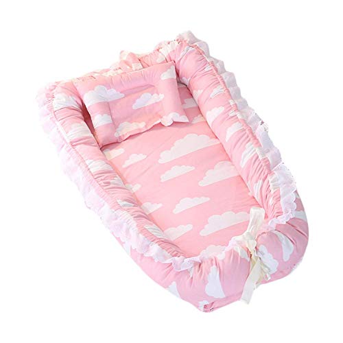 Preisvergleich Produktbild iStary Krippe Multifunktionale Tragbare Klapp Bett Neugeborenen Druck Bionisches Bett Abnehmbares Waschbares Tragbares Krippe Neugeborene Matratze Babys 0-2 Jahre Alt Mehrere Stile