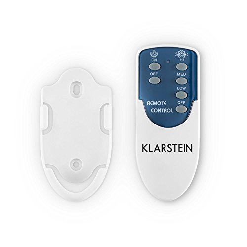Klarstein • Steeletto • Deckenventilator • mit Beleuchtung und Fernbedienung • 3 Rotorblätter • 134 cm Durchmesser • zwei Drehrichtungen • niedriger Stromverbrauch • Halogenstab bis 80 Watt • einfache Montage • Milchglas und Aluminium • silber - 7