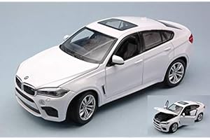 BMW X6 M 2018 WHITE 1:24 - Rastar - Auto Stradali - Die Cast - Modellino