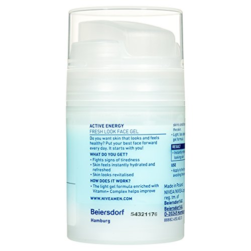 Nivea For Men Skin Energy Gesichtspflege Gel Q10, 1er Pack (1 x 50 ml) - 5