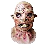 【HORROR Y CLÁSICO】 - Máscara de horror, pintada a mano individualmente para lograr el aspecto más realista posible. Lo creas o no, el uso de máscaras de miedo es probablemente una de las partes más antiguas de la tradición de Halloween. Si estás buscando una manera fácil de obtener un aspecto realmente aterrador y aterrador para tu fiesta de disfraces o para una casa encantada o un callejón sin salida, estas máscaras de zombies son un excelente lugar para comenzar.