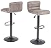 Produktbild Reality Import Mika Barhocker 2er-Set, Stoff, Vintage Hell, 38 x 44 x 101 cm