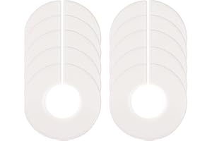 QUUPY Lot de 10 séparateurs ronds pour vêtements