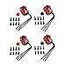 Produktbild MachinYeseed 4 Stücke DXW D2305 2400KV 2-5S CW/CCW Brushless Motor für RC Drone Multicopter (Farbe: Rot)