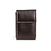 Produktbild Mini-Herrenbrieftasche aus echtem Nappaleder, mit Münzfach und Geldscheinfach, klein, für Jackentaschen, von DV Dunkelbraun
