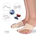 Produktbild MARNUR Zehenspreizer Hallux Valgus Fußballen-Korrektur Pads mit Ballen Relief Socken Ärmel und Abstandshalter Glätteisen Schiene für Ballen Schmerzen und Hilfe Chirurgi Behandlung
