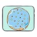 Price comparison product image ASKSWF Laptop Sleeve Case Protective Bag Blue Donut Printed Ultrabook Briefcase Sleeve Bags Cover For 15 Inch Macbook Pro/Notebook/Acer/Asus/Lenovo Dell/Women/Men