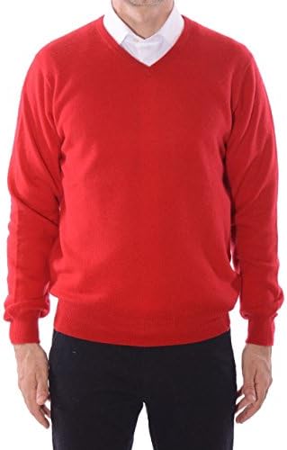 V neck man in 100% cashmere