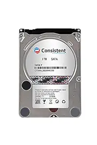 Consistent Laptop HDD 1TB, 8MB Cache 5400RPM, SATA 3.0Gb/s