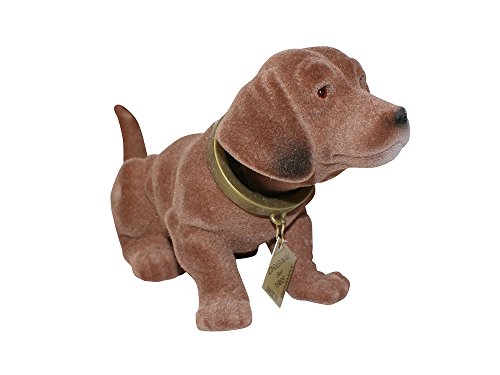 Chien a tete Qui bouge pour Plage arriere petit modele - 17 cm