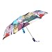 murano auto open 3 fold beautiful umbrella for ladies RS.575.00